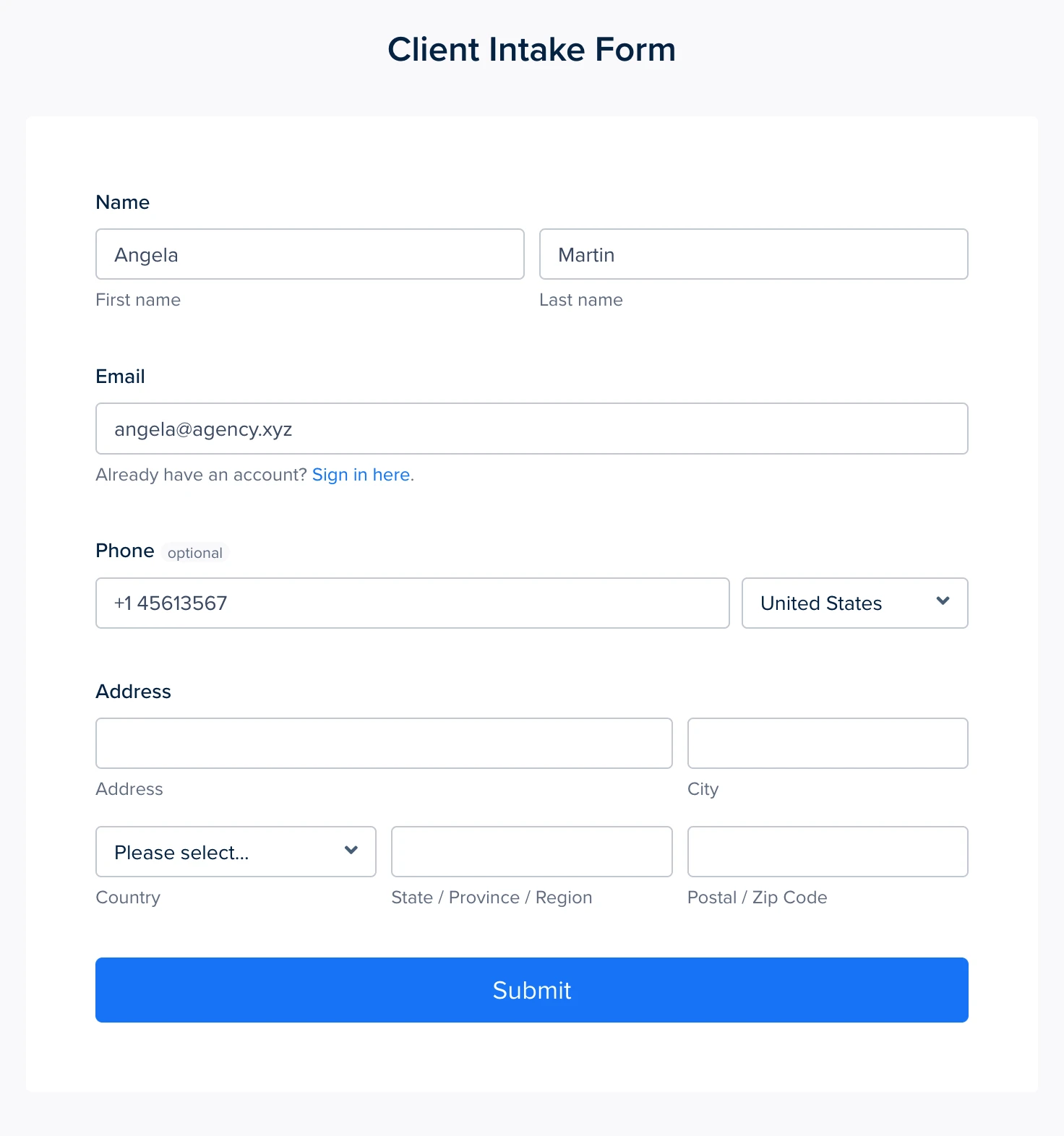 Updated Intake Forms Create Perfect Intake Forms: Complete Guide + Examples