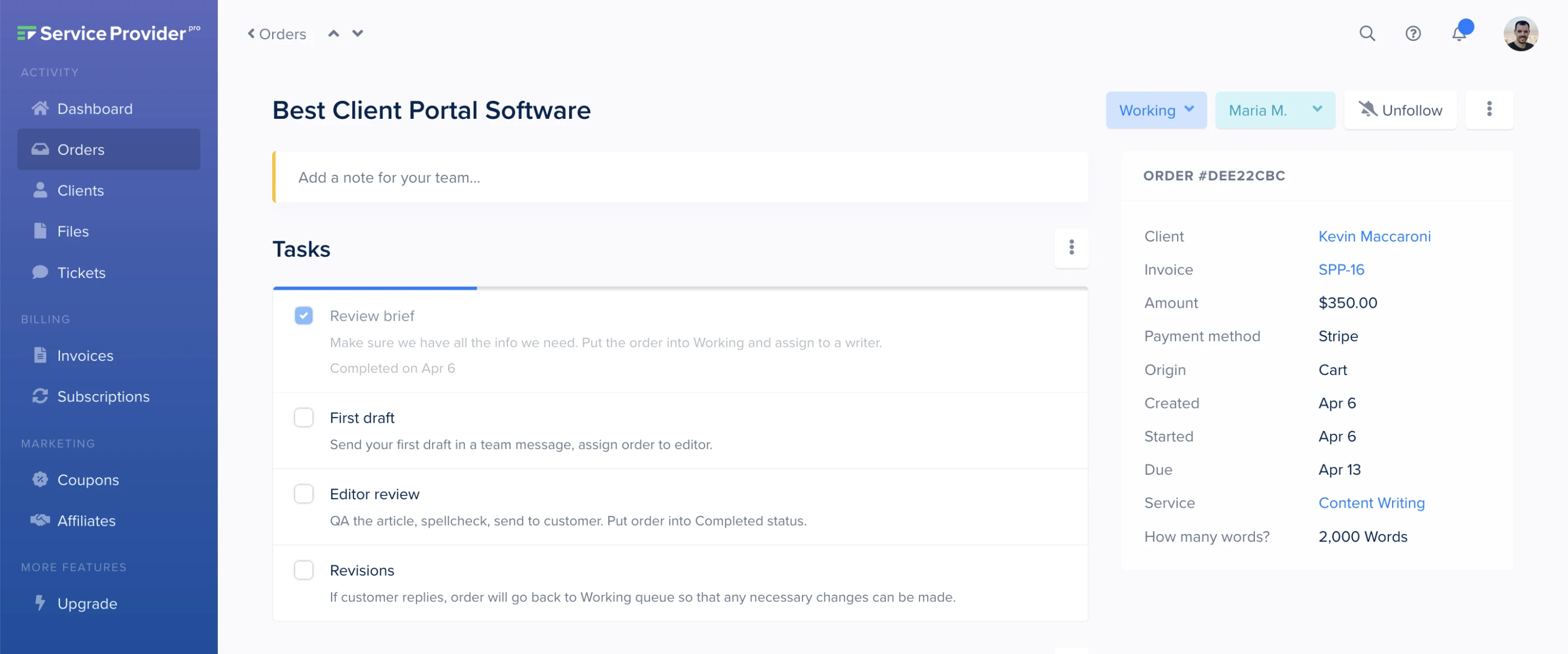 Task Come How to Create and Track Tasks to Boost Your Agency’s Productivity
